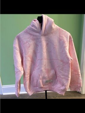 Girl’s Comfrt Pink Tie-Dye Hoodie - Soft Pastel Pullover